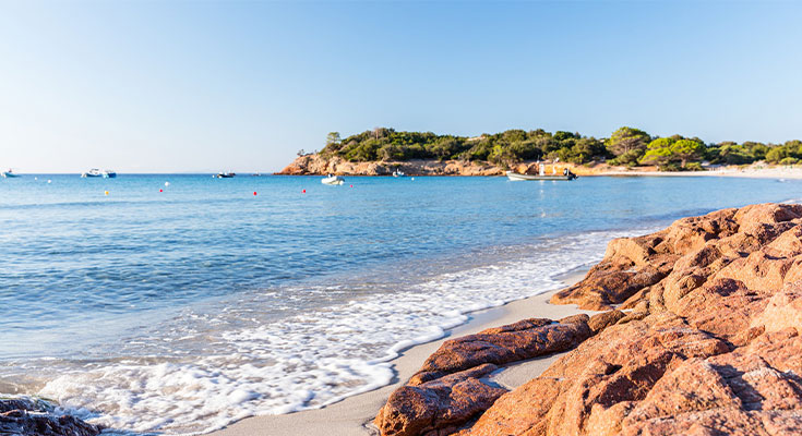 baie du littoral Corse