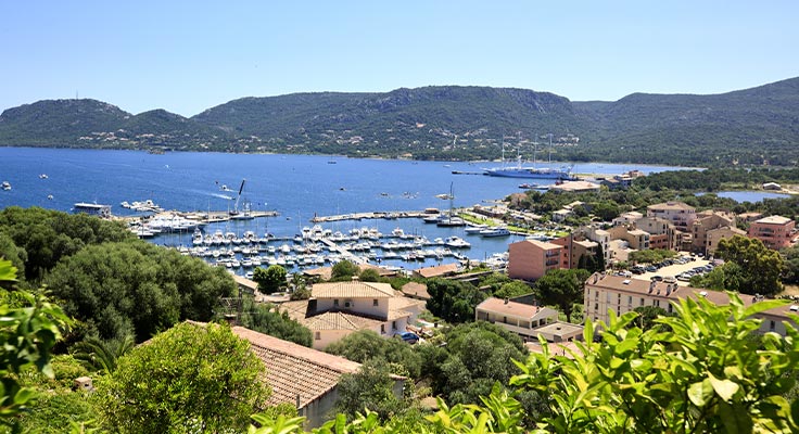 Porto-vecchio dans le sud de la Corse, près du camping Acqua e Sole