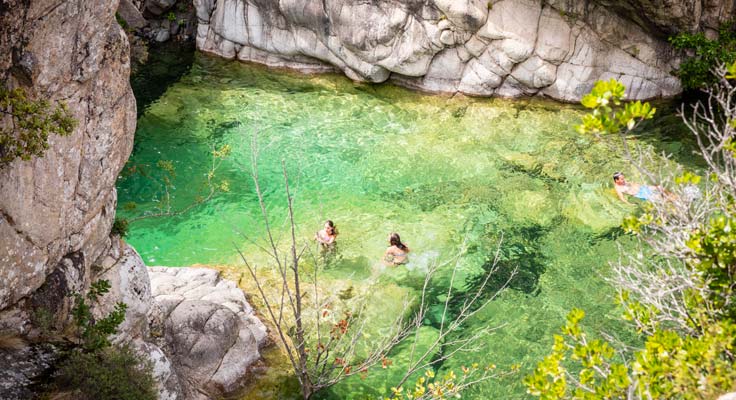 Piscine naturelle Corse du Sud